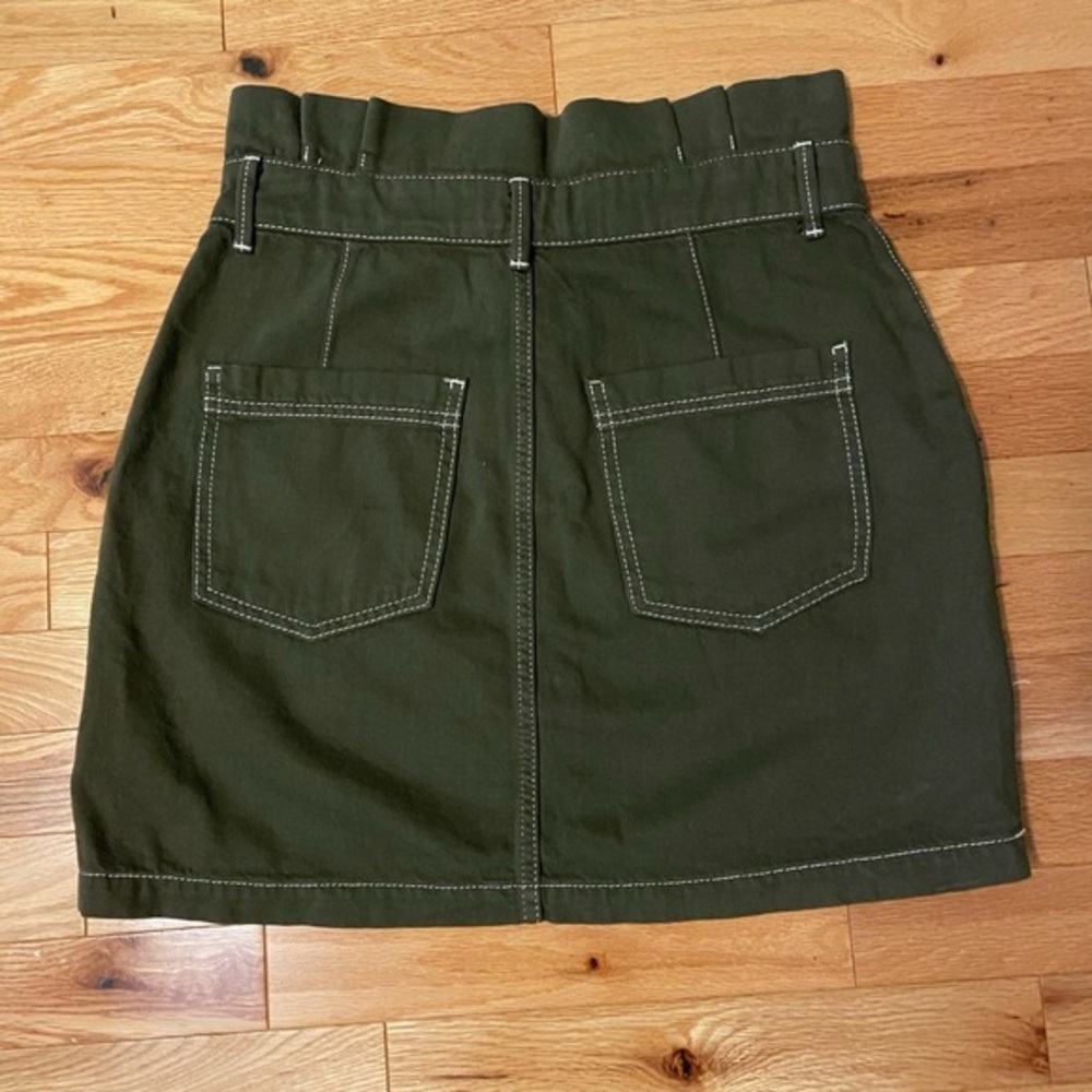 Free People Army Green Skirt